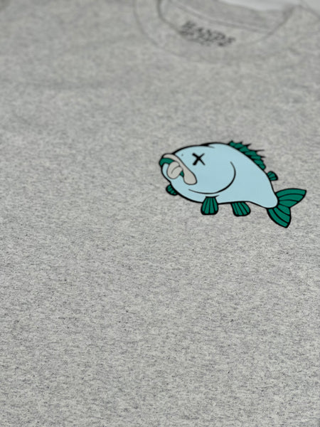 Dead Fish T-shirt (White Heather)