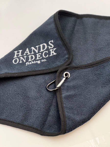 Hands on Deck Fishing Towels (Black)