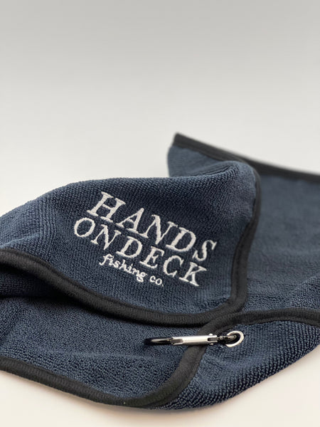 Hands on Deck Fishing Towels (Black)