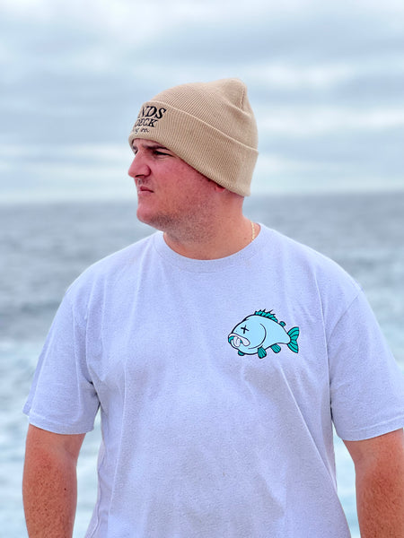 Dead Fish T-shirt (White Heather)