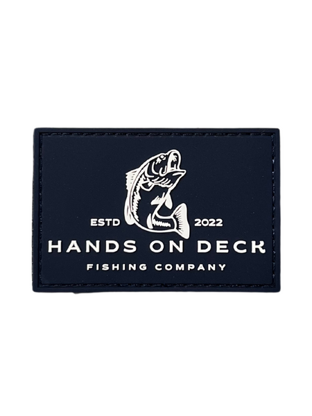 Blue Bass Velcro Patch
