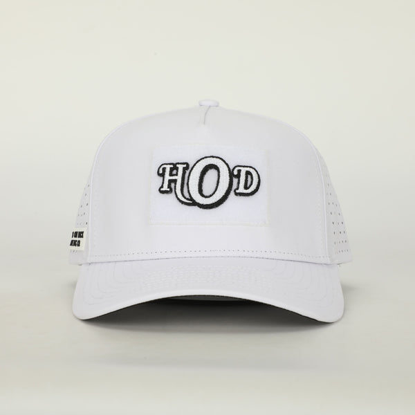 H2OD 5-Panel Snapback (White Out)