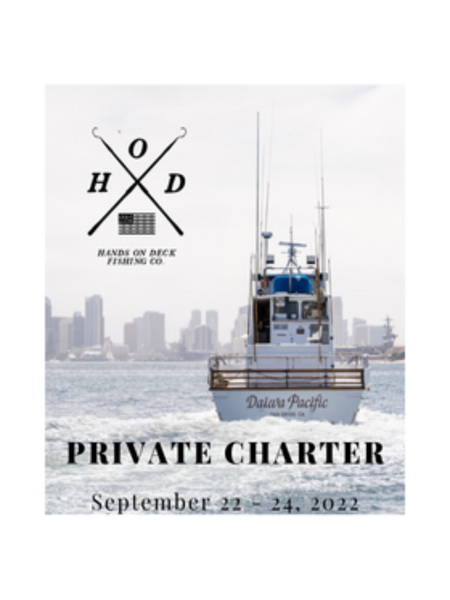 Daiwa Pacific - 2 Day - Hands on Deck Private Charter