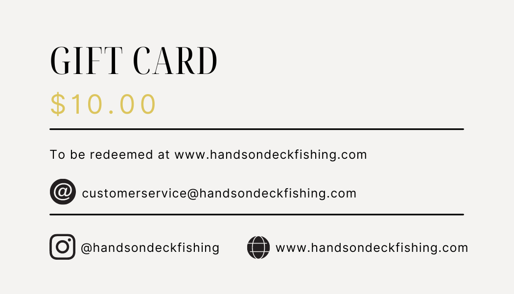 Hands on Deck Fishing Gift Card – Hands On Deck Fishing