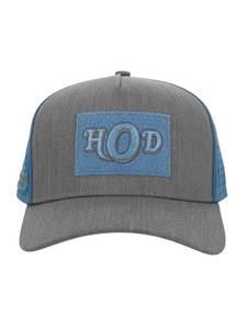 H2OD 5-Panel Snapback (Dark Heathered Gray x Pacific Deep)