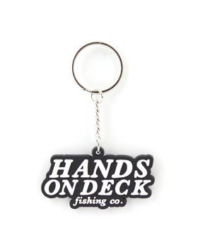 Hands on Deck Classic Rubber Keychain
