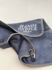 Hands on Deck Fishing Towels (Grey)