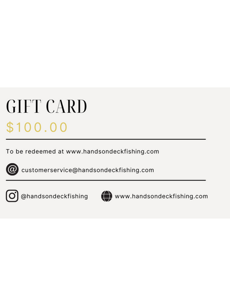 Hands on Deck Fishing Gift Card