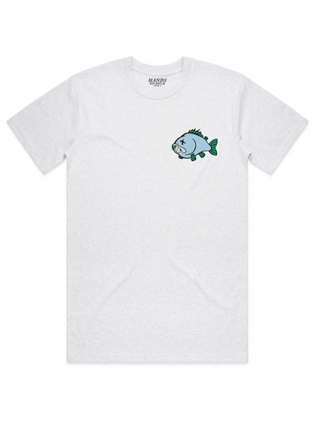 Dead Fish T-shirt (White Heather)