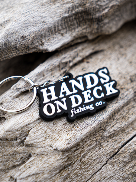 Hands on Deck Classic Rubber Keychain